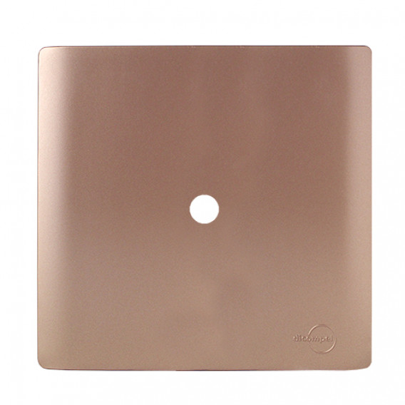 Placa Furo 4x4 - Novara Ouro Rose